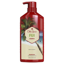(4 pack) Old Spice Men's Fiji Shampoo for All Hair Types , 22 fl oz