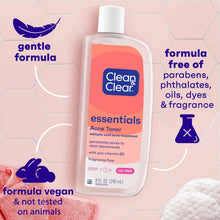 Clean & Clear Oil-Free Acne Toner, 2% Salicylic Acid, 8 fl. oz