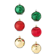 50-CountRedGreenGoldShatterproofBallChristmasOrnaments-byHolidayTime3-_5 - USA Mega Market