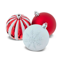 50-CountRedandWhiteShatterproofChristmasOrnaments-byHolidayTime1-_2 - USA Mega Market