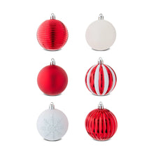 50-CountRedandWhiteShatterproofChristmasOrnaments_byHolidayTime3 - USA Mega Market