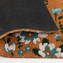 Home Decor Collection Blue Floral Loves Grows Here Outdoor Doormat, 18"x30"