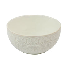 Elama White Lace 16 Piece Luxurious Stoneware Dinnerware with Complete Setting for 4