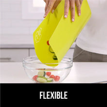 GORILLA GRIP Cutting Board, Flexible, Durable Plastic Chopping Mats, 15x12, Multicolor