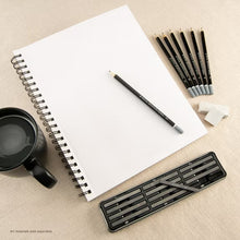 Bee Paper - Bee Inspired 9"x12" Sketching Paper Pad, 100 Sheets, Side Wire, 50lb. 74GSM