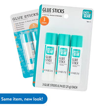 Pen+Gear All Purpose Jumbo School Glue Sticks, Washable, White, PVP, 3 Count (AP21-3) Dry In 3 Min