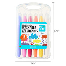 Pen+Gear Assorted Color Washable Gel Crayons, 12 Count