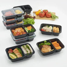 Mainstays 15 Pack 2 Compartment Meal Prep Food Storage Containers