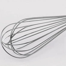 Apehuyuan 3 Pack Whisk Egg Stainless Steel Set 8"10"12" for Cooking Kitchen Strong Handles Balloon Wire Egg Beater for Stirring, Blending and Beating(Oval)