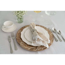 10 Strawberry Street Dahlia Porcelain 7.75" Side Plate, Set of 6, White