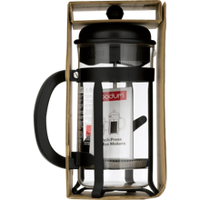 BODUM Java French Press Coffee Maker with Borosilicate Glass Carafe, 34 Ounce, Black