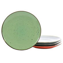 Elama Evelyn 20 Piece Round Stoneware Dinnerware Set in Assorted Colors