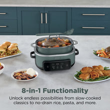 Ninja 8-in-1 PossibleCooker Plus 7.5 Qt Multi-Cooker, Slow Cooker, Steamer, Dutch Oven, MC2000 Sage Green