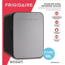 Frigidaire, Retro 10L, 15-Can Mini Personal Fridge Cooler, EFMIS183, Stainless Steel