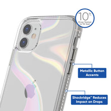 onn. Phone Case for iPhone 11 / iPhone XR - Iridescent Illusion
