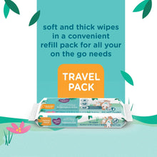 Parent's Choice Fragrance Free Baby Wipes, Travel-Pack, 50 Count