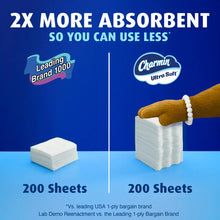 Charmin Toilet Paper Ultra Soft, 12 Mega XL Rolls, 2-Ply Bath Tissue