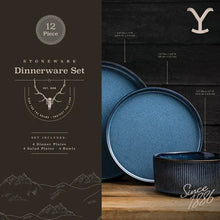 Yellowstone John 12-Piece Ceramic Dinnerware Set