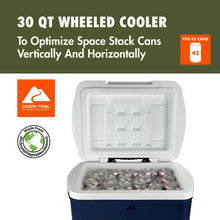 Ozark Trail 30 qt 42-Can Hard-Sided Wheeled Cooler