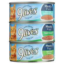 9Lives Paté Favorites Variety Pack Wet Cat Food, 5.5-Ounce Cans, 12-Count