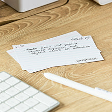 Pen+Gear Ruled Index Cards, 3" x 5", White, 100 Count
