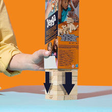 Official Hasbro Games Jenga Game with Digital Die, Wood Block Party Game, Family Games, Holiday Gifts for Kids, 6 and Up