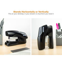 Bostitch Flat Clinch Manual Stapler, Stands Vertically or Horizontally and Staples up to 40 Sheets