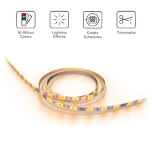 Roku Smart Home Smart Light Strip SE 32.8 ft with 16 Million Color Options, White Light Option, and Custom Presets - Indoor