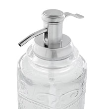 Clear 2 Piece Embossed Glass Bath Accessories Set, The Pioneer Woman Amelia
