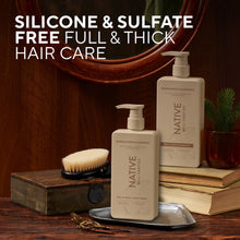 Native Full & Thick Men's Conditioner, Silicone and Sulfate Free, Sandalwood & Coconut, 16.5 fl oz