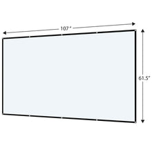 onn 120" Portable Indoor/Outdoor 16:9 Wall-Mounted Theater Projection Screen