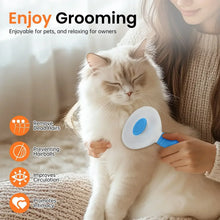 Jewyow Pet Grooming Brush - Deshedding Tool for Dogs & Cats, Short/Long Hair - Indoor Cat Brush for Shedding, Gentle Cleaning Comb for Puppies & Kittens