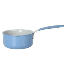 The Pioneer Woman Ceramic Nonstick Aluminum 3-Quart Sauce Pan, Blue