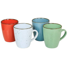 Elama Evelyn 20 Piece Round Stoneware Dinnerware Set in Assorted Colors