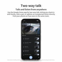 onn Indoor Camera Wired, 1080p HDR Video, with Google Home and Gemini – Search Video History, Event Descriptions