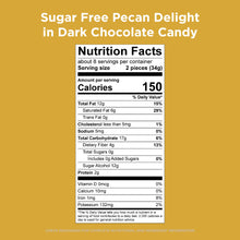 RUSSELL STOVER Sugar Free Dark Chocolate Pecan Delights Candy, 10 oz. bag