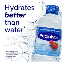 Pedialyte AdvancedCare Plus Electrolyte Solution Berry Frost, 33.8 fl. oz., 3 pk.