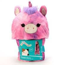 Squishmallows Lola Hooded Throw Blanket, Wearable Plush