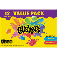 Gushers Gluten Free Tropical and Strawberry Fruit Flavored Snacks (12 Pouches)