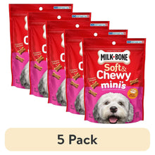 5pack-MilkBoneSoft-ChewyMini-sDogTreats-MadewithRealChicken-4-5ozPouch-_1 - USA Mega Market