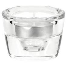 (6 pack) Mainstays Clear Glass Candleholder for Tealight and Taper Candles, 2 Inches