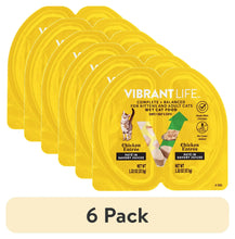 Vibrant Life Chicken Pate in Savory Juices Wet Cat Food, Grain-Free, 2.64 oz Split Tray - USA MEGA SHOP