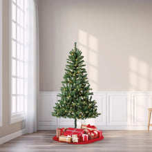 6.5ftPre-LitMadisonPineArtificialChristmasTreewith250Color-ChangingLEDLightsandStand_byHolidayTime1 - USA Mega Market