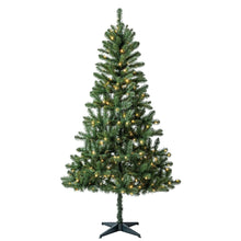 6.5ftPre-LitMadisonPineArtificialChristmasTreewith250Color-ChangingLEDLightsandStand_byHolidayTime5 - USA Mega Market