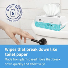 Mioszzi XL Flushable Toilet Wet Wipes For Adults Unscented Aloe 270wipes