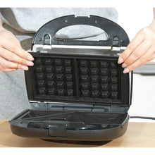 Mainstays 2 Slice Removable Plates Waffle and Sandwich Maker, Ceramic Nonstick, 750 Watts