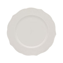 10 Strawberry Street Dahlia Porcelain 7.75" Side Plate, Set of 6, White