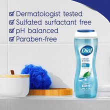 Dial Refresh & Renew Body Wash, Spring Water, 16 fl. oz., 4 pk.