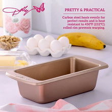 Dolly Parton Butterfly Stamp Carbon Steel Non-Stick Loaf Pan
