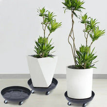 CNCEST 14.17-in L x 14.17-in D x 3.94-in H Black 3 Pieces Included Plant Caddy - USA MEGA SHOP